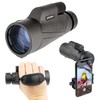 Omano Smithsonian 12x50 Monocular Telescope with Smartphone Adaptor – Monoculars
