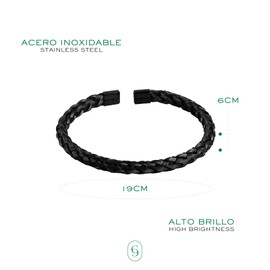 CLEPSIDRA® Pulseras para mujer de acero inoxidable. Brazalete ajustable uso diario. Regalos para mujer, mamá, novia o amiga. Joyeria para toda ocasion. Accesorios para mujer a la moda. Jewelry Gift