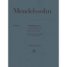 Violin Concerto e minor op. 64 - violin and orchestra - piano reduction with solo part - (HN 720): Klavierauszug