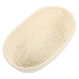 Alipis Rope Boat Basket Baskets Rope Basket Flower Planter Toy Basket Small Woven Basket Storage Bins Jute Rope Bowl Small Basket Woven Hamper Tiny Basket Baby White Cotton Rope Snack Key