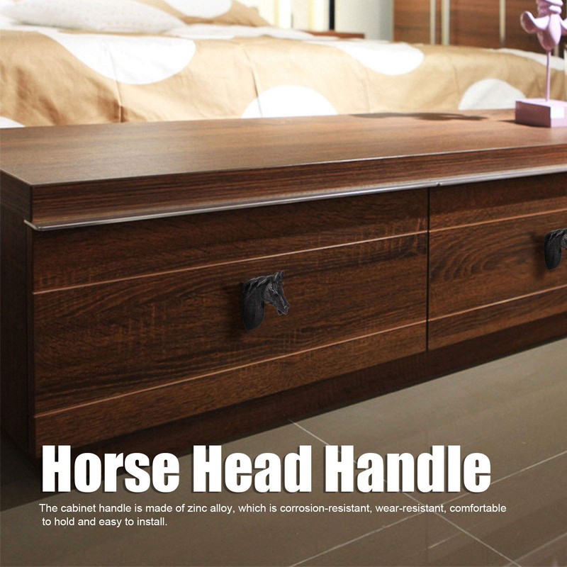 Horse Head Handle, 2 Sets Modern Stylish Cabinet Handles Horse