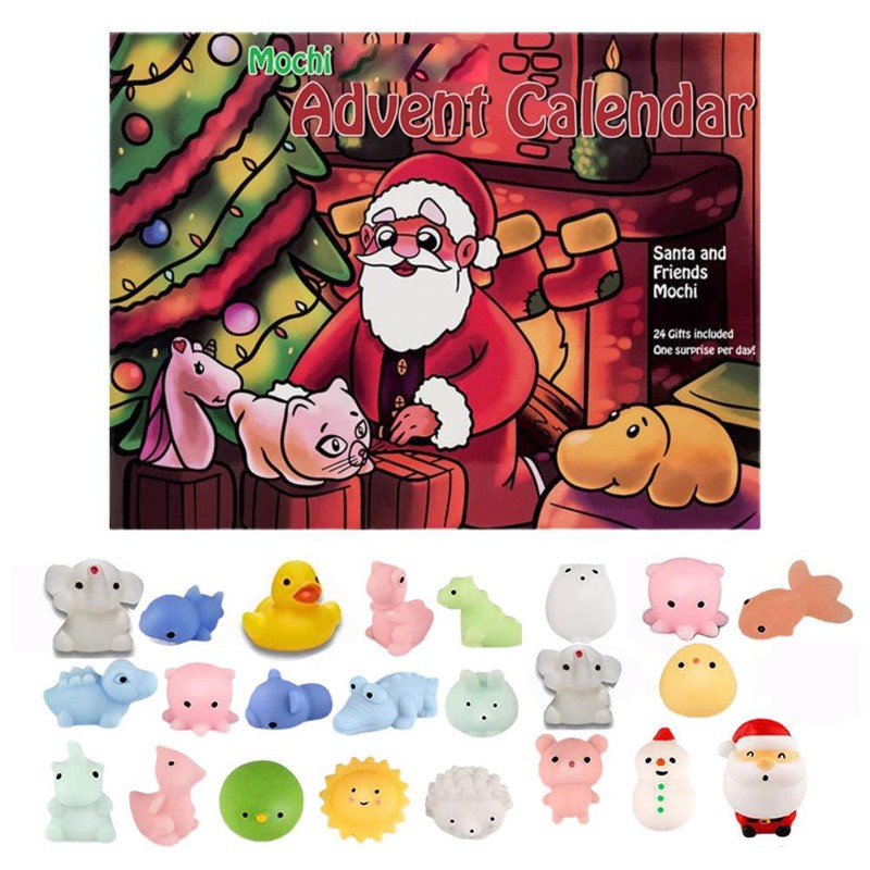 2021 Christmas 24 Days Countdown Calendar Blind Box Relieve Stress