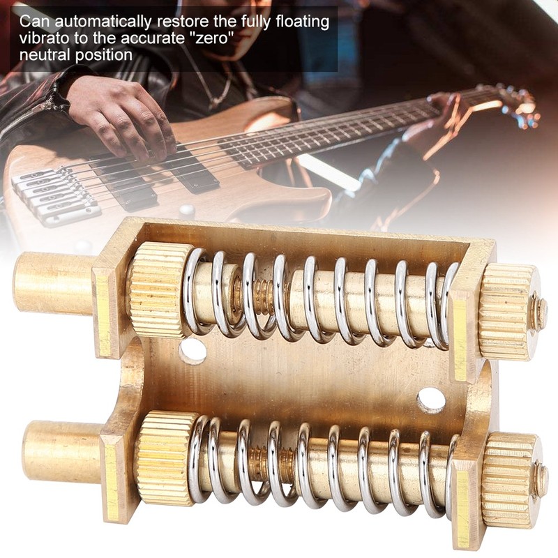 Tremolo Bridge System Spring Stabilizer Double Brass Rod Device for