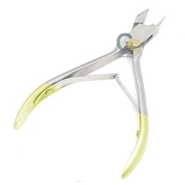 G.S 5" Gold Cuticle Manicure Care Cutter NIPPERS Clipper Stainless Steel