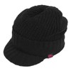 Original One mens Winter Wool Blend Visor Beanie Knit Brim