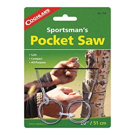 Coghlan's 20-Inch Wire Saw – Lightweight, Durable Handheld Survival Tool for Camping, Hiking, and Emergency Outdoor Use – Compact Portable Design for Cutting Wood and Small Branches