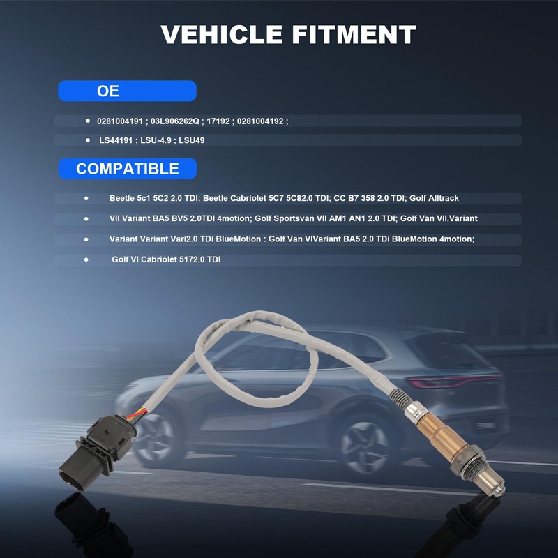 FanPaYY Lambda Sensor Lambda Sensor Control Probe O2 Senso for
