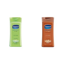 VASENOL Crema Corporal cuidado intensivo Aloe Fresh 400 ml + Crema Corporal Humectación Total Cocoa Glow 400 ml