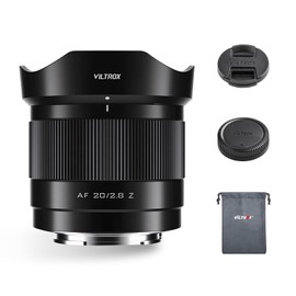 Viltrox 20mm F2.8 Wide-Angle Auto Focus Lens,Full-Frame Z-Mount Lens Compatible with Nikon Mirrorless Cameras Z5 Z50 Z6 Z6II Z7 Z7II Z9 ZFC Z30 Z8