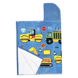 Hooded Towels for Kids | Toddler Hooded Towel with Vehicle Design,Soft Absorbent Washcloth 50x30 Inch Blanket for Swim Boy Travel Shower Pool