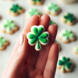 THE COOKIE CUTTER SHOP Mini 1.5 Inch Shamrock Cookie Cutter - Tin Plated Steel