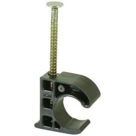 Sioux Chief 5562 1/2" CTS Tube Hanger With Nail, Copper, Pipe Support