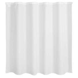 Barossa Design Fabric Snap-in Replacement Liner 70" x 69" - Use for Hotel Style Shower Curtain, Removable & Machine Washable, Water-Repellent - White, 70x69