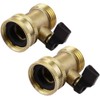 Hydrogarden Brass Garden Hose Connectors