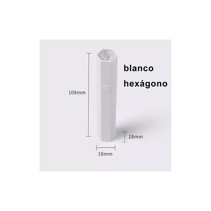 Lampara Uñas Led Uv Profesional Mini Secador De Portátil