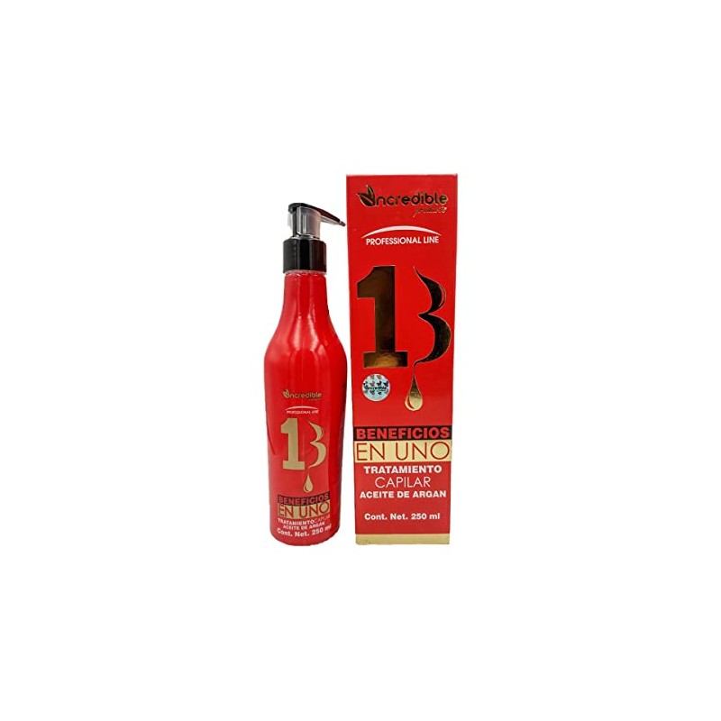 Aceite de Argán 13 Beneficios en 1, Tratamiento para Cabello