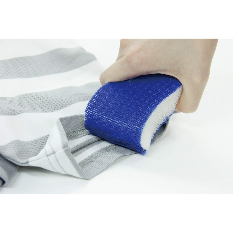 Aisen LK100 Uniform Washing Sponge, Blue, 4.4 x 2.6 x
