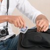 AIMALL 10PCS Transparent SD SDHC Memory Card Holder, Rigid Plastic