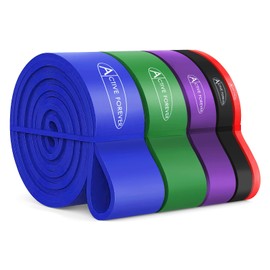 ACTIVE FOREVER Resistance Band,Pull up Assist Band,Fitness Band,Suitable for Boosting Strength,Yoga, Exercise(Purple)