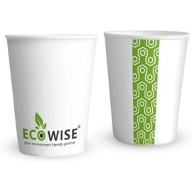 White Disposable Paper Cups for HOT & COLD DRINKS 8oz/230ml, PACK OF 50 Biodegradable Disposable Cups for Cafe, Home, Office, Birthday Party Cups, Disposable Coffee Cups, Disposable Water Cups, Cups