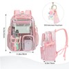 Kouxunt Clear Backpack Heavy Duty Transparent Backpacks Stadium Approved for