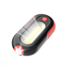 Magnetic Work Light, Rechargeable LED Work Light 400LM, Portable COB Floodlight & Spotlight, 5 Modes 3–7H, Magnetic Flashlight for Car Repair, Camping, Emergency