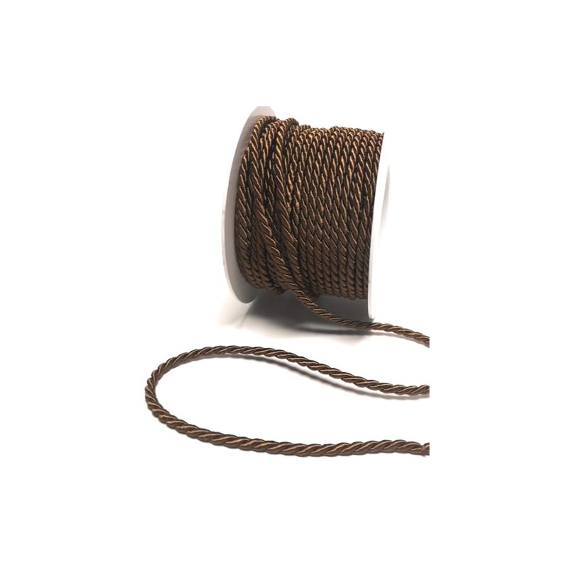 s.dekoda Cord 15 m x 4 mm Brown Twist Cord