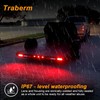 Traberm 6Pcs 6" Inch Oval Led Trailer Tail Lights Red
