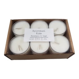 Rosemary & Sage Natural 12ct Soy Wax Tealights Hand Poured with Fragrant/Essential Oils!