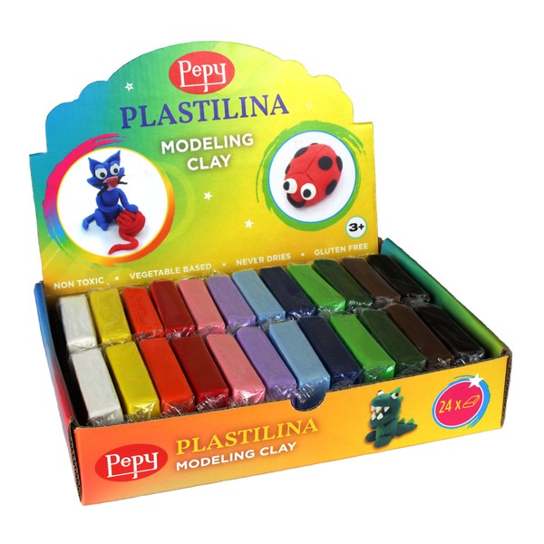 Pepy Plastilina Reusable and Non-Drying Modeling Clay Gift Set; Set