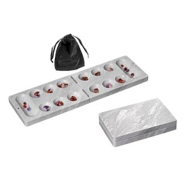 Philos 3148 Kalaha Folding Marble Design Travel Game 6 Years