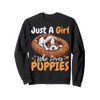 Just A Girl Who Loves Puppies Pugs For Girls For