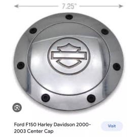 Ford 2000-2003 Ford F150 Harley Davidson Edition Chrome 3410 rim center cap