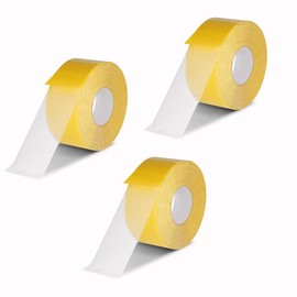 3 Packs Double Sided Mesh Tape 2" x 33FT(10m), Super Sticky Resistente Clear Tape for Home, Office and School