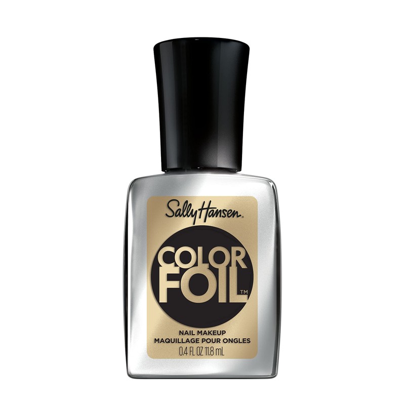 Sally Hansen Color Foil Nail Polish Gold Standard, 0.33 Fl