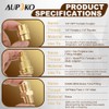 Aupoko QCC1 Nut Propane Gas Fitting Adapter Kit, Propane Gas
