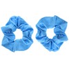 Zac's Alter Ego Pair of Luxurious Satin Hair Scrunchies -