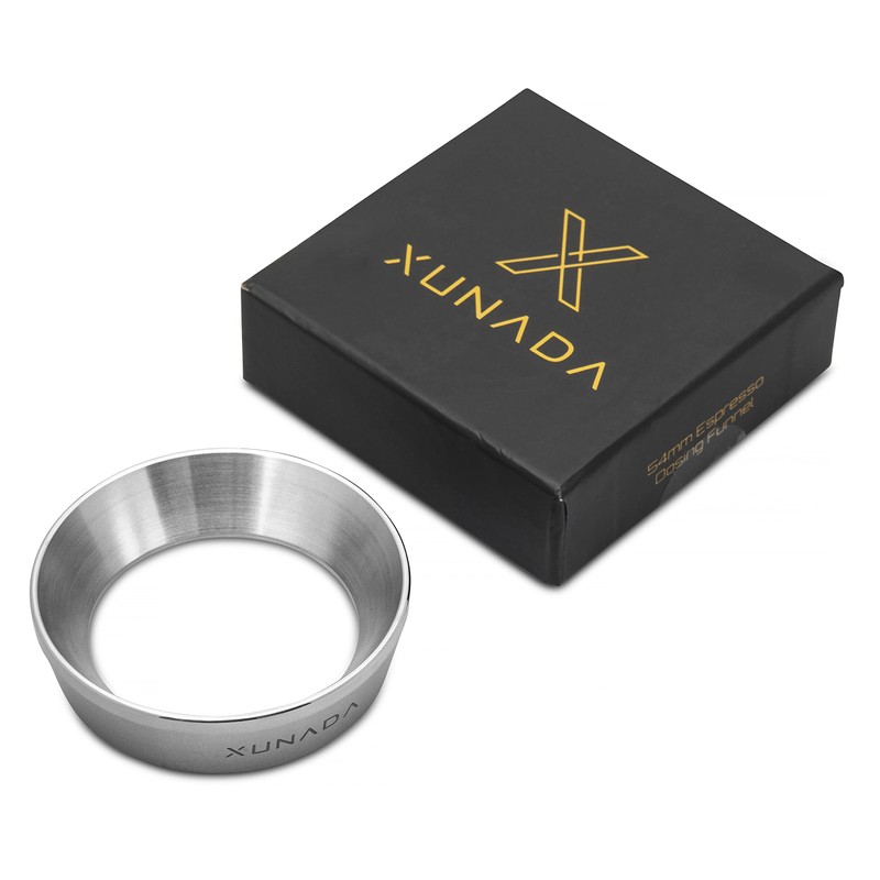 XUNADA 54mm Espresso Dosing Funnel, Precision Stainless Steel Coffee Dosing
