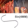 5 Inch S-Hook Meat Hooks Heavy Duty Stainless Steel Meat