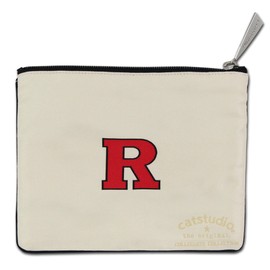 Catstudio Collegiate Zipper Pouch, Rutgers University Travel Toiletry Bag, Ideal Gift for College Students or Alumni, Makeup Bag, Dog Treat Pouch, or Travel Purse Pouch