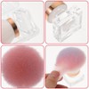 Outanaya 2pcs Nail Cleaning Brush Applicators Soft Bristles Powder Brush