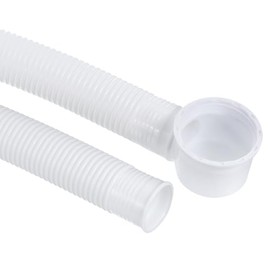 YOKIVE Bathtub Drain Pipes, Expandable Waste Drain | Tubes Flexible Drainage Hose Great for Bathroom Shower (White, 3.9-Feet)