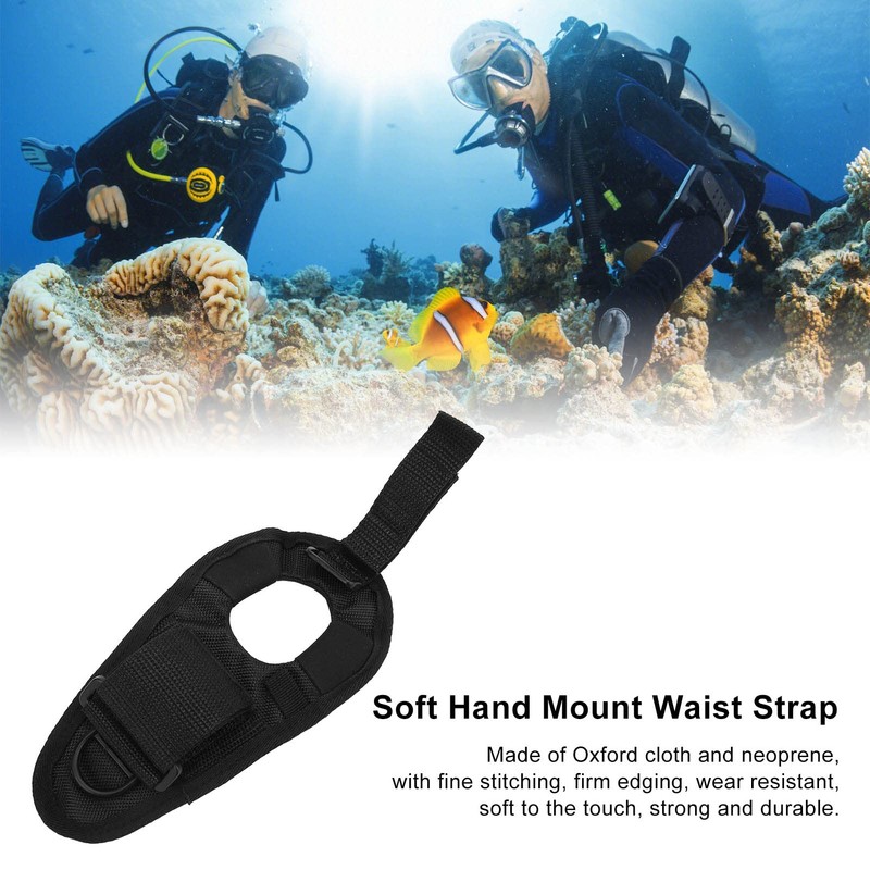 Diving Flashlight Glove Holder Universal Adjustable Soft Underwater LED Torch