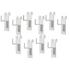 Yunox 16-613 Wire Net Hooks, 1.0 inches (25 mm), White,