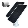 JJMASEE Solar Panel for SimpliSafe Outdoor Security Cameras (2 Pack),
