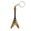 FTWDesign Rock Guitar Keyring, light brown