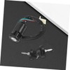 Ciieeo 2pcs Ignition Key Switch with Wiring for Motorcycle Scooter