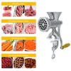 Household Aluminum Alloy Manual Sausage Meat Grinder Pepper Spice Grinding
