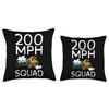 200 MPH Squad Autumn Leaf Blower Throw Pillow