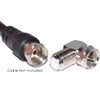 kenable F Type Satellite Socket to Right Angle Male Plug